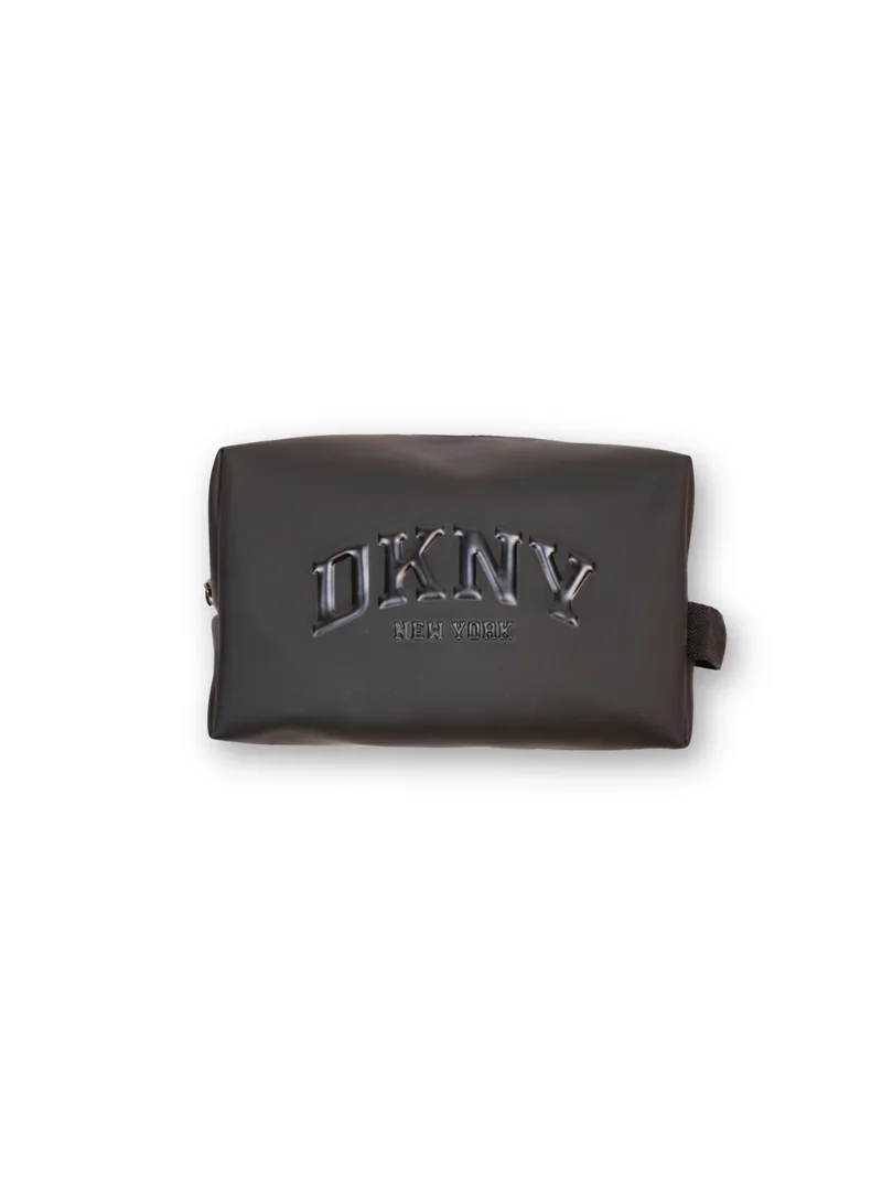 DKNY DKNY Compact Dopp Kit | Multi-Purpose Travel & Daily Organizer for Men | Color Black (DKNY-5172)